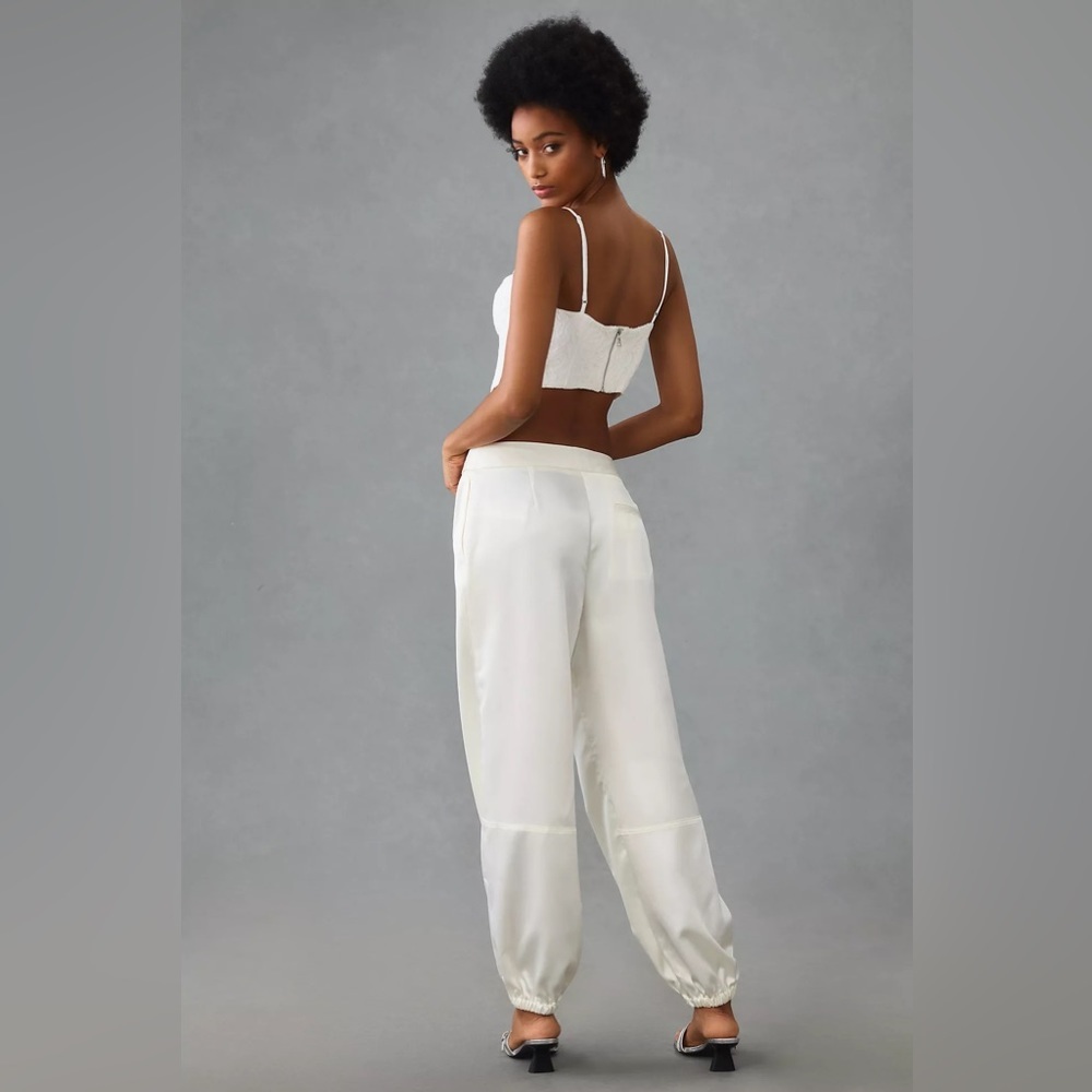 Anthropology Ivory Maeve Parachute Pants - Picture 3 of 6